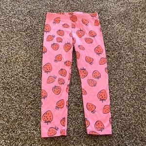 Carter’s Toddler Girls Strawberry Leggings - Size 5T